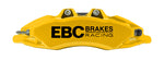 EBC Racing 07-13 BMW M3 (E90/E92/E82) Yellow Apollo-6 Calipers 380mm Rotors Front Big Brake Kit