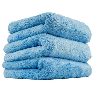 Chemical Guys Ultra Edgeless Microfiber Towel - 16in x 16in - Blue - 3 Pack