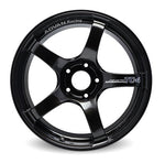 Advan TC4 15x8.0 +35 4-100 Black Gunmetallic Wheel (No Ring)