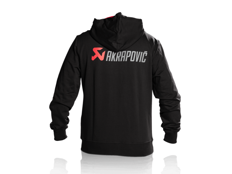 Akrapovic Mens Akrapovic Logo Black Hoodie - L