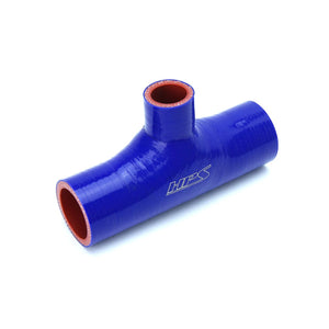 HPS Performance Silicone Tee Hose AdapterHigh Temp 4-ply Reinforced2-1/4" IDBlue