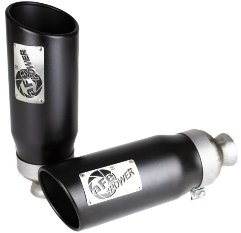 aFe MACH Force-XP 4-1/2in Steel OE Replacement Exhaust Tips - 2021+ Dodge Ram (5.7L V8) - Black