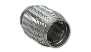 Vibrant SS Flex Coupling with Inner Braid Liner 1.5in inlet/outlet x 6in flex length