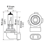 Hella H10 12V 65W Xen White Bulb (Pair)