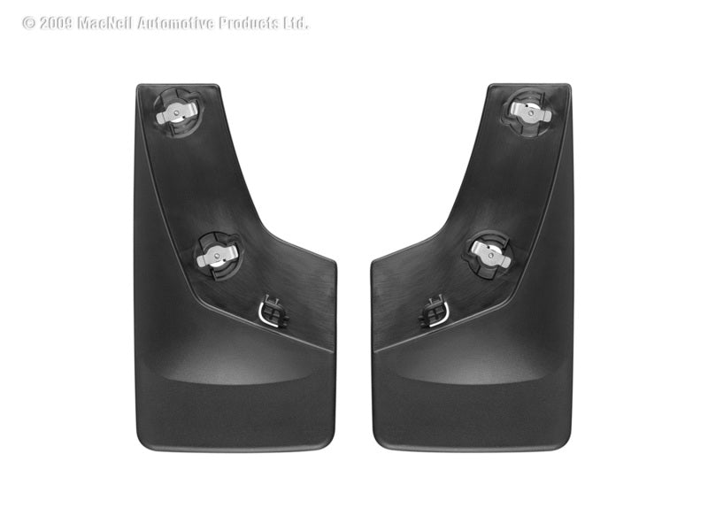 WeatherTech 07-13 Chevrolet Silverado No Drill Mudflaps - Black