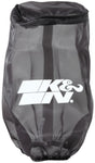 K&N Filter Wrap Drycharger Oval Tapered Black - 3.25in Base I/S Width x 2.5in Top I/S Width x 7in H