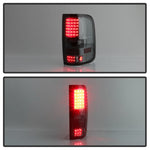 Xtune Ford F150 Styleside 04-08 (Not Fit Heritage & SVT) LED Tail Lights Smoke ALT-ON-FF15004-LED-SM