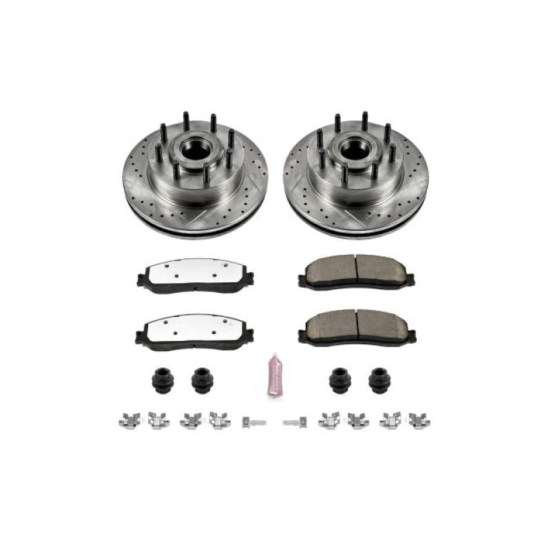 Power Stop 2012 Ford F-350 Super Duty Front Z36 Truck & Tow Brake Kit