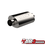 QTP 3.5in Weld-On 304SS AR3 Muffler