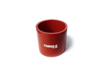 Torque Solution Straight Silicone Coupler: 3in Red Universal