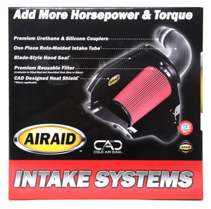 Airaid 10-14 Ford SVT Raptor / 11-13 F-150 6.2L CAD Intake System w/ Tube (Dry / Red Media)