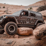 Westin/Snyper 2018+ Jeep Wrangler JL Unlimited 4DR Triple Tube Rock Rail Steps - Textured Black