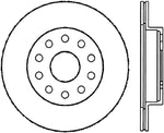 StopTech Sport Slotted (CRYO) 92-95 Toyota MR2 Turbo Rear Left Slotted Rotor