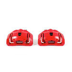 Power Stop 09-11 BMW 335d Front Red Calipers w/Brackets - Pair