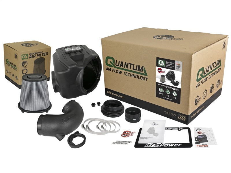 aFe Quantum Pro DRY S Cold Air Intake System 94-02 Dodge Cummins L6-5.9L - Dry