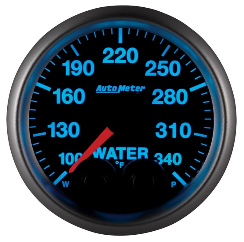 Autometer Elite 52mm 100-340 Deg F Water Temperature Peak and Warn Gauge w/ Electronic Control