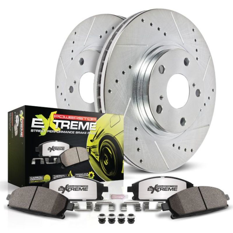 Power Stop 14-22 Dodge Charger Front Z26 Street Brake Kit