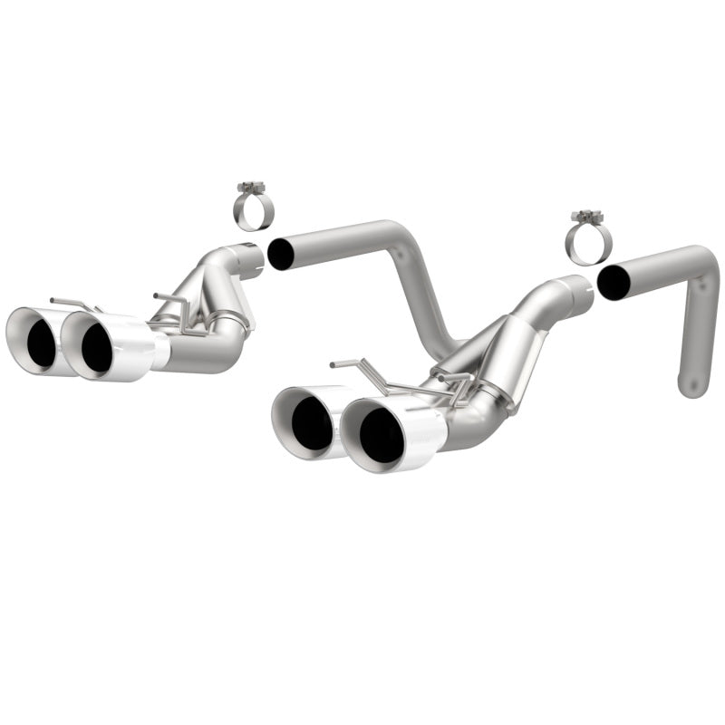 MagnaFlow 09-11 Chev Corvette V8 6.2L Comp Series Quad Center Rear Exit SS Cat-Back Perf Exhaust