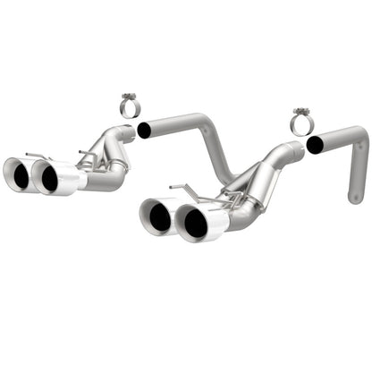 MagnaFlow 09-11 Chev Corvette V8 6.2L Comp Series Quad Center Rear Exit SS Cat-Back Perf Exhaust
