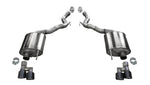 Corsa 2018-2023 Ford Mustang GT Convertible Sport Axle-Back Exhaust w/ Black PVD 4in Tips