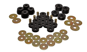 Energy Suspension Body Mount Bushing Sets - Black