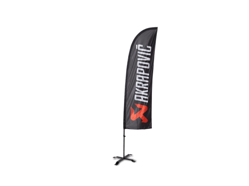 Akrapovic Self standing beach flag set - small