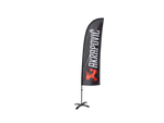 Akrapovic Self standing beach flag set - small