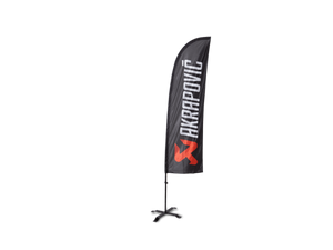 Akrapovic Self standing beach flag set - small