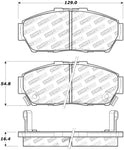 StopTech Street Touring 93-95 Honda Civic Coupe Front Brake Pads