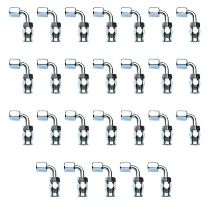 Russell Performance -10 AN Endura PowerFlex Power Steering 90 Degree Hose Ends(25 pcs.)