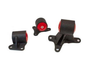 Innovative 94-97 Accord F-Series Black Steel Mounts 75A Bushings