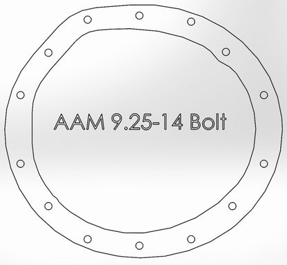 aFe Front Differential Cover (Raw; Street Series); Dodge Diesel Trucks 03-12 L6-5.9/6.7L (td)