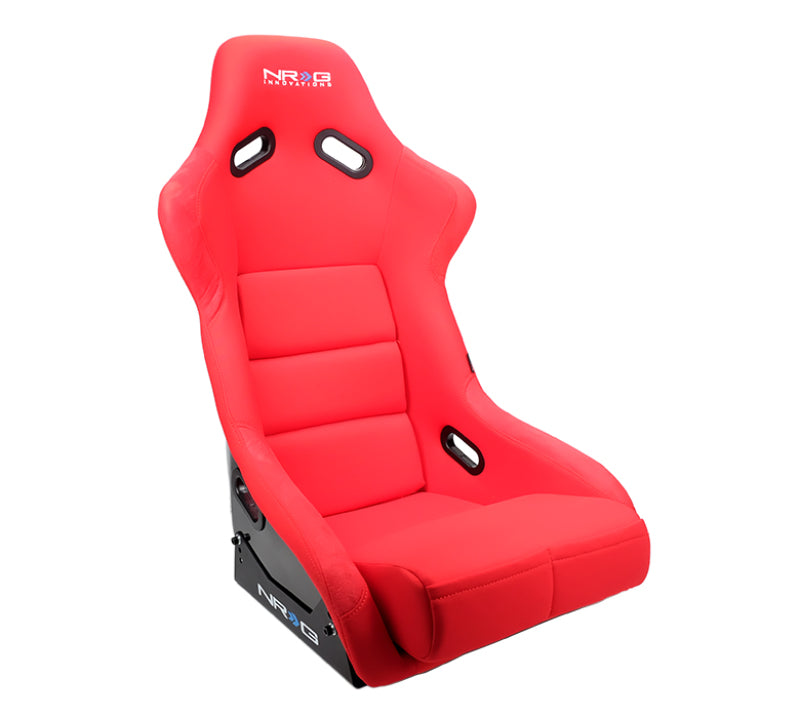 NRG FRP Bucket Seat (Red Cloth) - Large