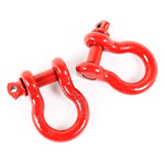 Rugged Ridge Red 7/8in D-Shackles