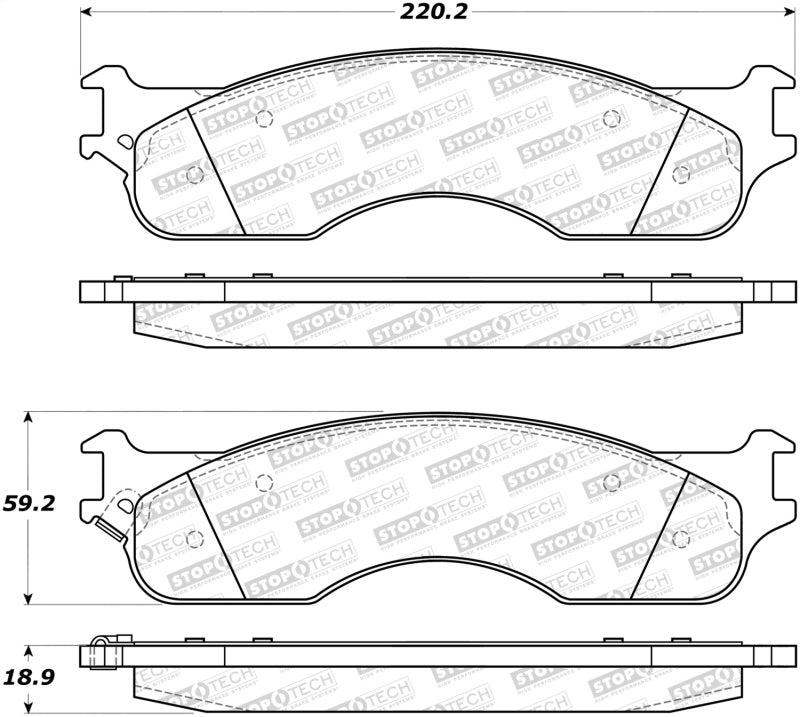 StopTech Street Brake Pads