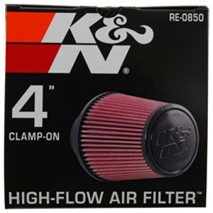 K&N Universal Air Filter (4in. Flange / 6in. Base OD / 4-5/8in. Top OD / 6in. Height)