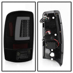 Spyder 00-06 GMC Yukon/Yukon XL V2 Light Bar LED Tail Lights - Blk Smoke (ALT-YD-CD00V2-LBLED-BSM)