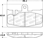 StopTech Street Rear Brake Pads 01-06 Lexus LS430