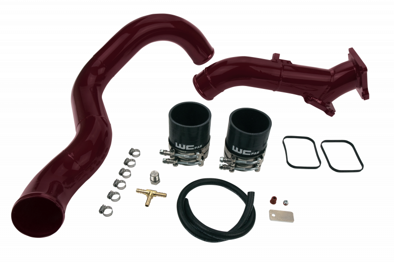 Wehrli 01-04 Chevrolet 6.6L LB7 Duramax 3in Y-Bridge Kit - Sparkle Copper