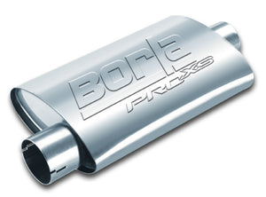 Borla Universal 2-1/4, 2-1/4 14x7-7/8 x 4-1/4 w/ Notch PRO-XS Muffler