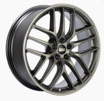 BBS CC-R 19x8 5x108 ET45 Satin Platinum Polished Rim Protector Wheel -70mm PFS/Clip Required