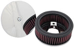 K&N 4in ID / 5.5in OD / 2in H Custom Assembly Filter designed to fit Harley-Davidson Motorcycle