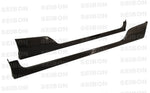 Seibon 02-04 Honda Civic SI TR Style Carbon Fiber Side Skirts