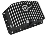 AFE Pro Series Engine Oil Pan Black w/Machined Fins; 11-16 Ford Powerstroke V8-6.7L (td)