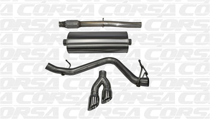 Corsa 14-19 GMC Sierra/Chevy Silv 1500 Crew Cab/Std. Bed 5.3L V8 Polished  Single Side