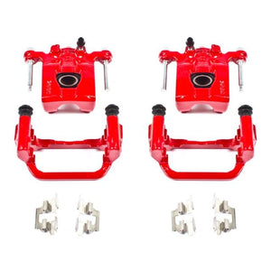 Power Stop 07-12 Nissan Altima Rear Red Calipers w/Brackets - Pair