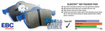 EBC 08+ Mercedes-Benz CLK63 AMG (BLACK) 6.2 Bluestuff Rear Brake Pads