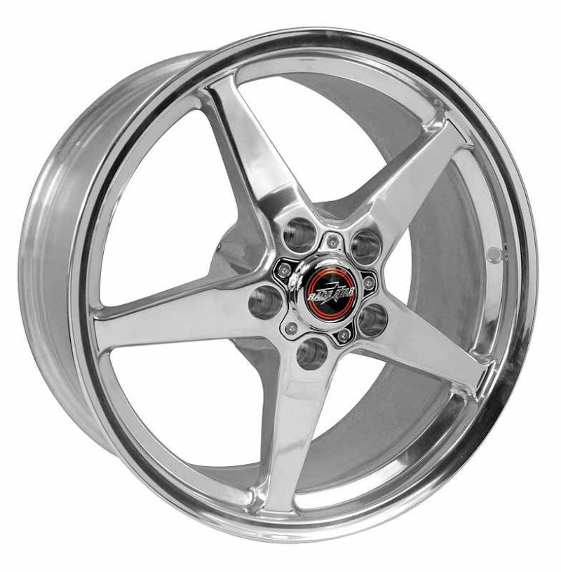 Race Star 92 Drag Star 17x9.50 5x5.00bc 5.25bs Direct Drill Polished Wheel