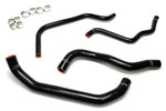HPS Performance - Red Reinforced Silicone Radiator + Heater Hose Kit - Honda 08-12 Accord 2.4L 4 cyl LHD - 57-1389-BLK