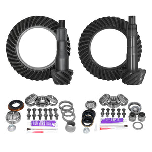 Yukon Ring & Pinion Gear Kit Front & Rear for Toyota 8.75/8IFS Diff (A/T w/E-Locker) 5.29 Ratio